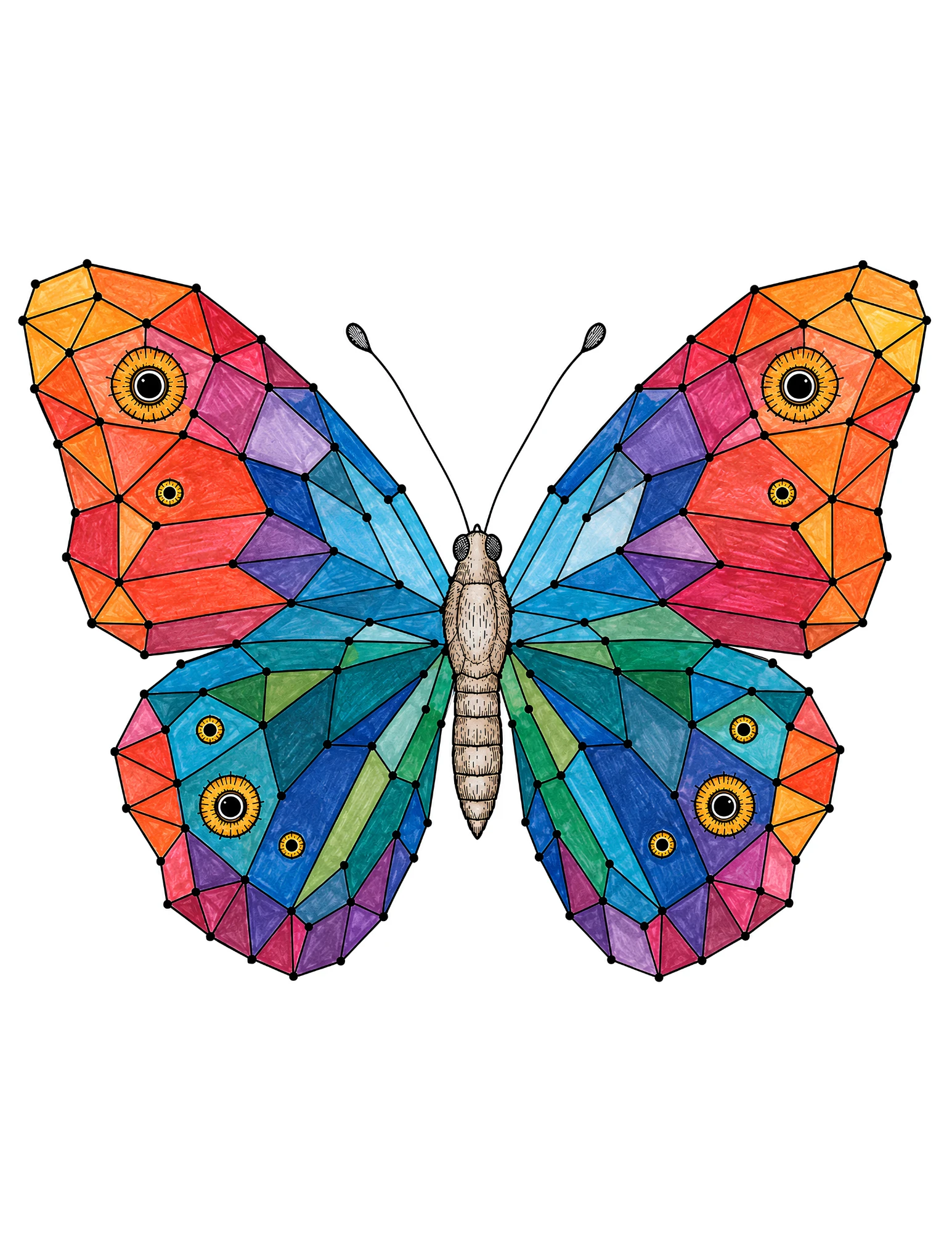 Free Butterfly Dot-to-Dot Sheet preview